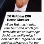 DJ Antoine über Walter Roderer nach dessen Tod