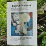 Plakat des vermissten Plüschtiers